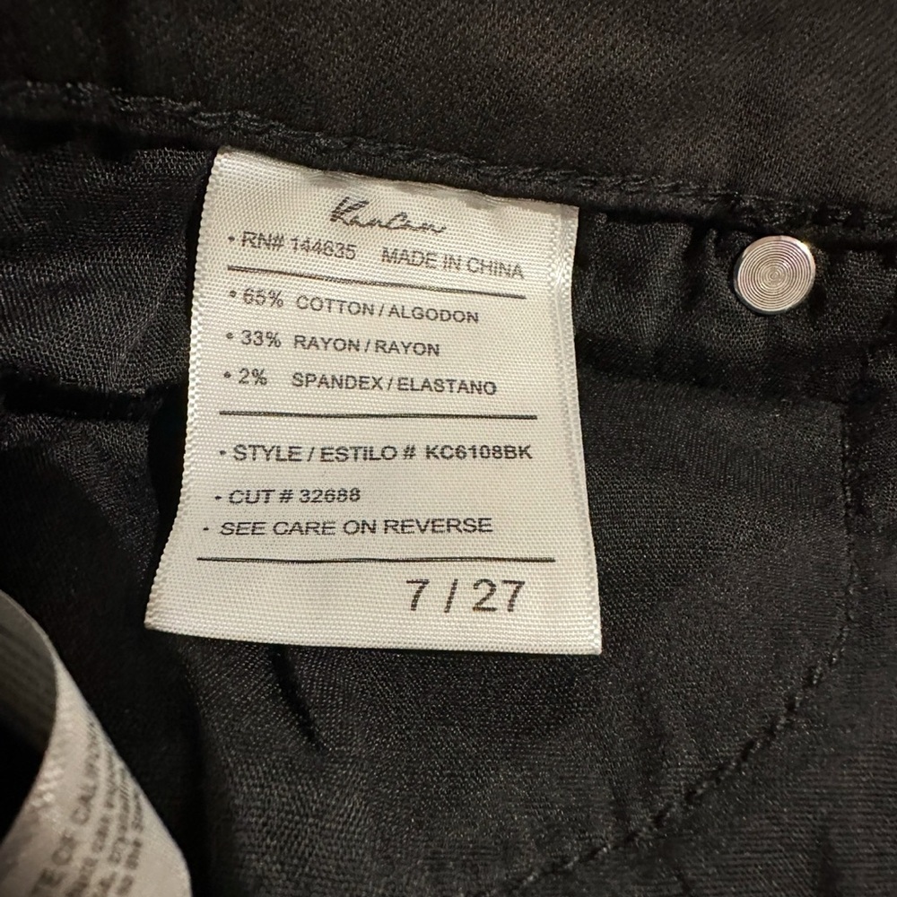 Kancan black ladies Skinny jeans 7/27 NWOT - Picture 7 of 15